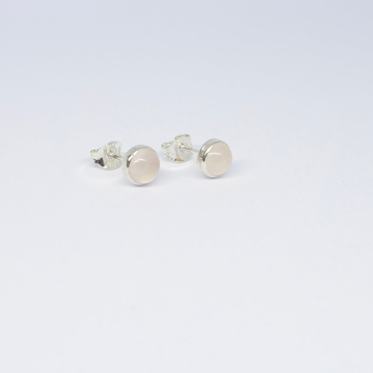 'Self Love' Rose Quartz Stud Earrings