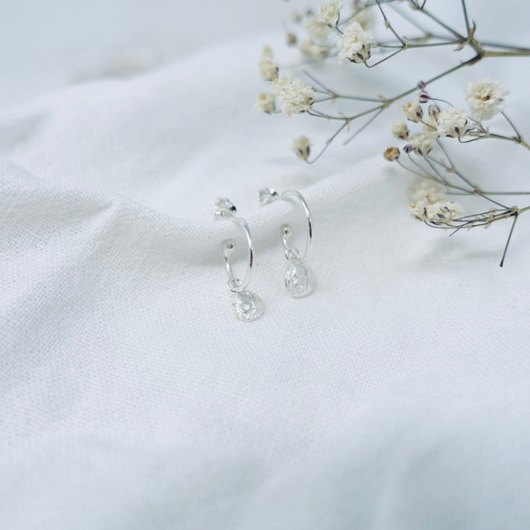 Leo Zodiac Huggie Hoop Stud Earrings